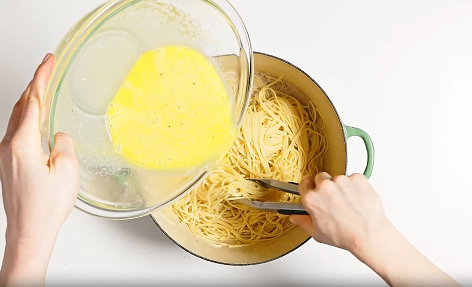 Làm món mì Carbonara - Ảnh 09