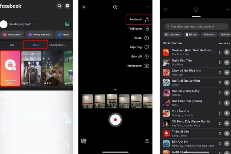 Cách tạo thước phim trên Facebook