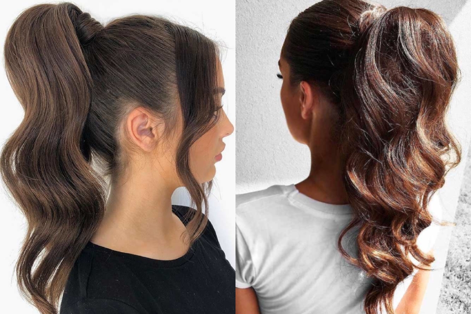 Buộc tóc kiểu High Ponytail