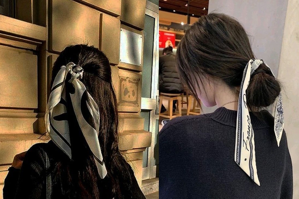 Tết tóc với các loại khăn