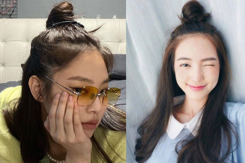 Tóc búi của hành nửa đầu