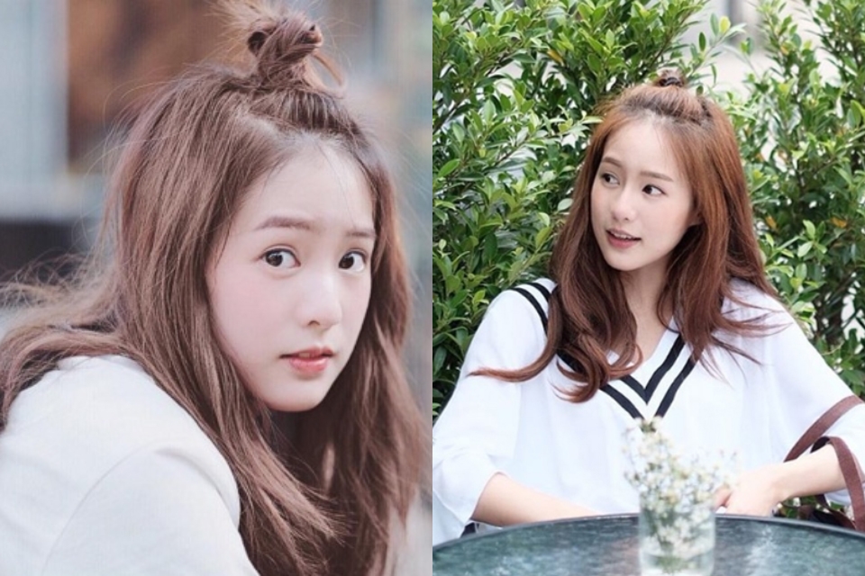 Xoắn tóc mái đỉnh đầu