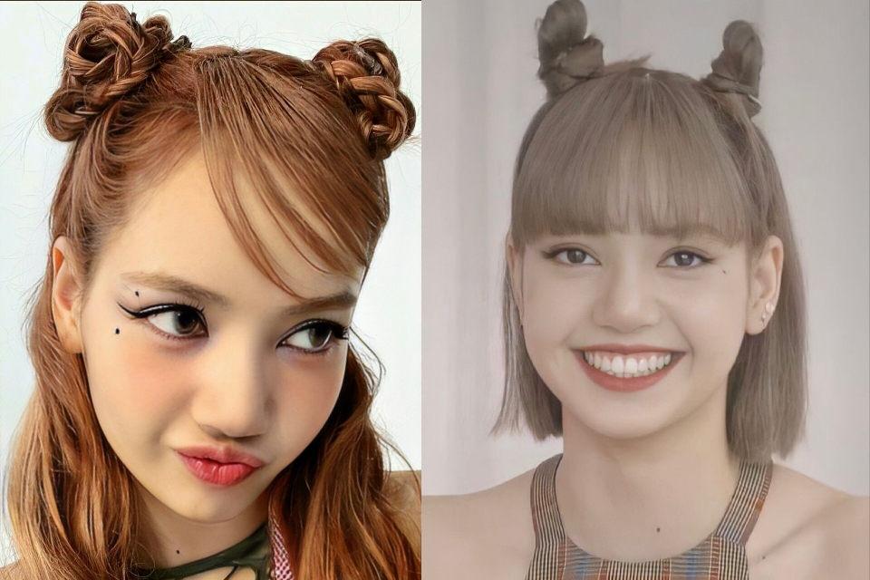 Búi tóc Pucca nửa đầu