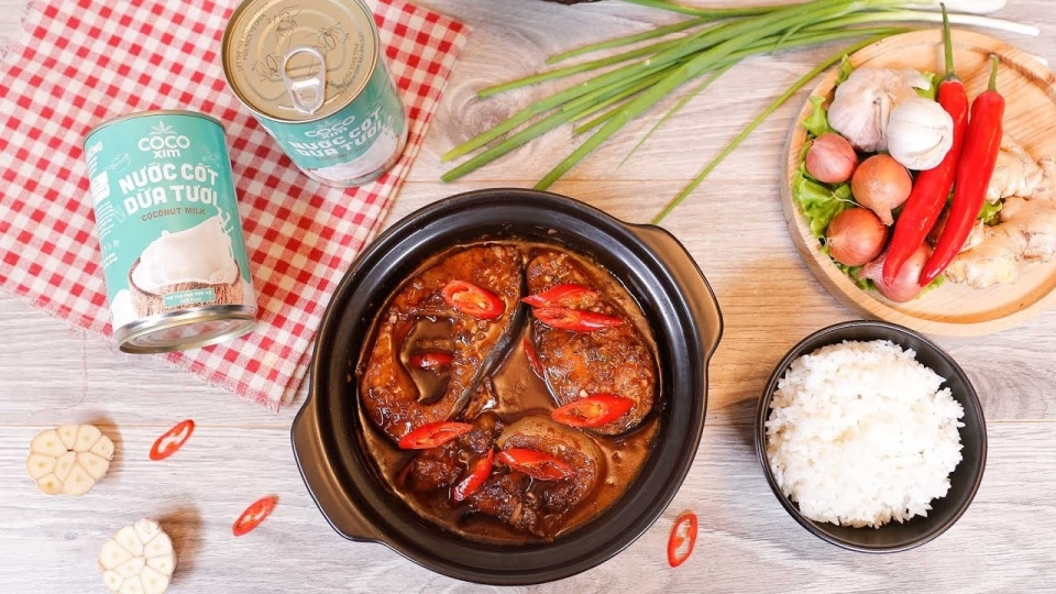 Các nguyên liệu cần có để kho cá thu