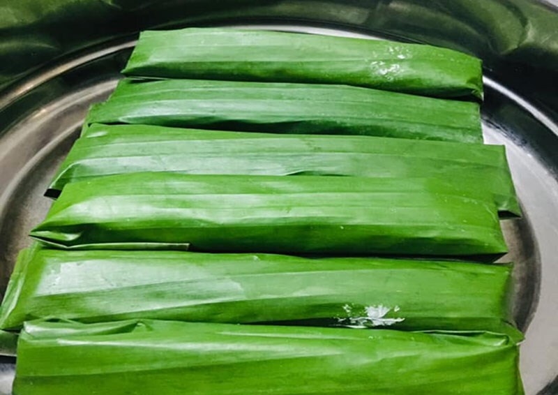 Tiến hành hấp bánh