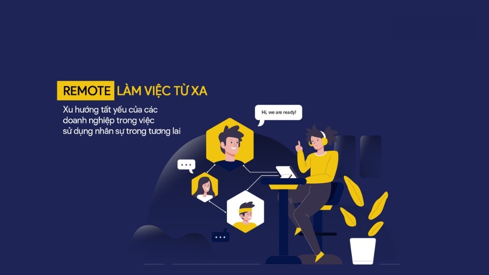 Internet giúp làm việc từ xa