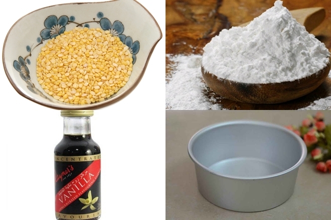 Nguyên liệu làm bánh đậu xanh khô