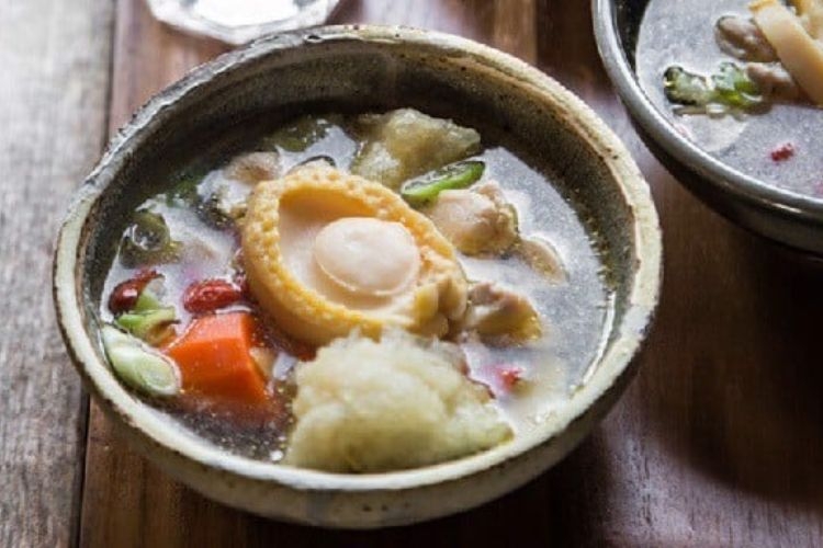 Súp bào ngư rau củ