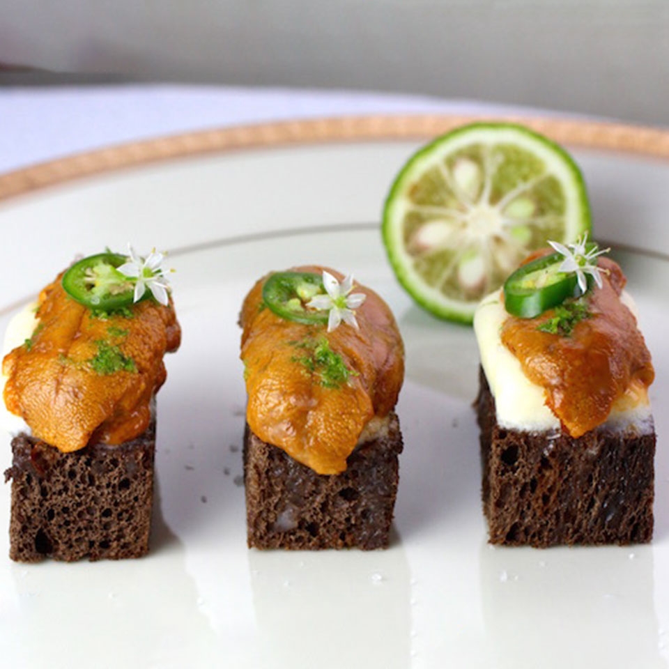 Bánh mì nướng nhím biển