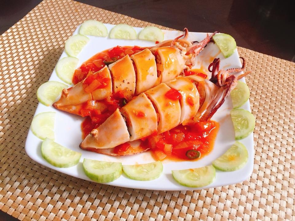 Mực sốt cà chua