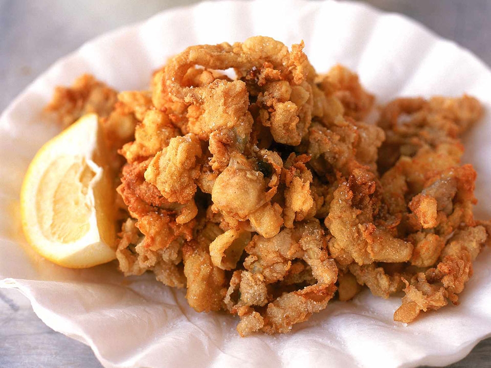 Ngao chiên giòn