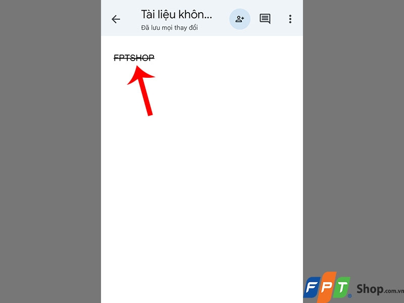 Viết chữ gạch ngang trong Google Docs - hình 5