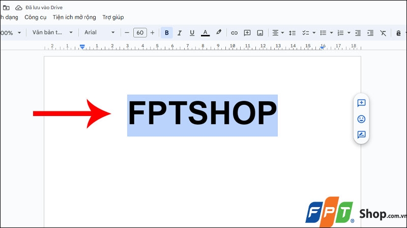 Viết chữ gạch ngang trong Google Docs - hình 6