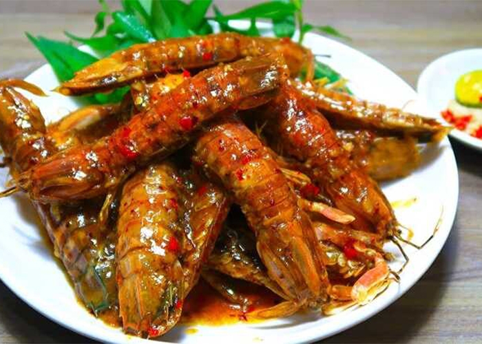 Tôm tích rang me đủ vị