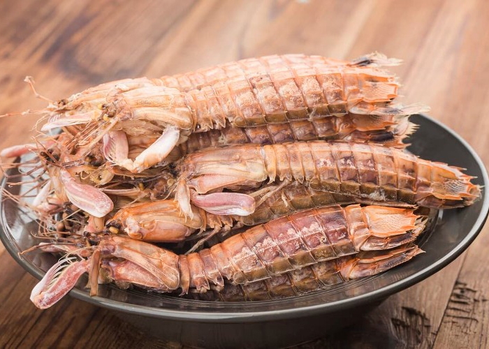 Tôm tích hấp bia