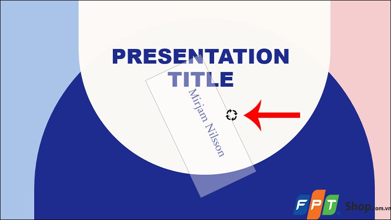 Xoay chữ trong PowerPoint - hình 3