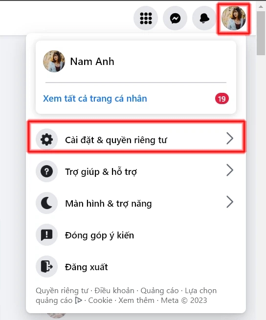 Đổi mật khẩu trên máy tính khi đang đăng nhập bước 1 & 2