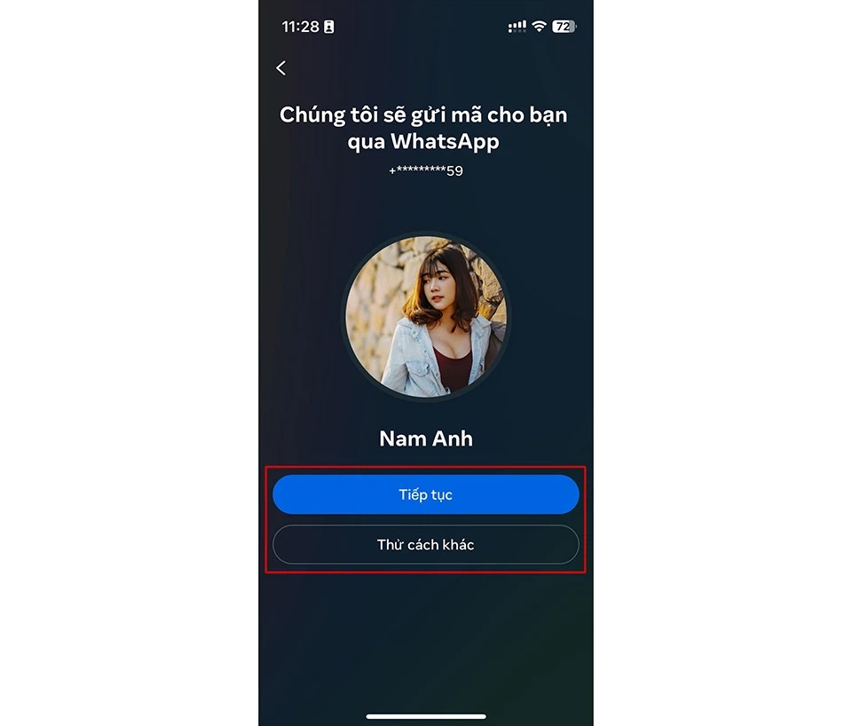 Đổi mật khẩu Facebook khi đăng xuất bước 3