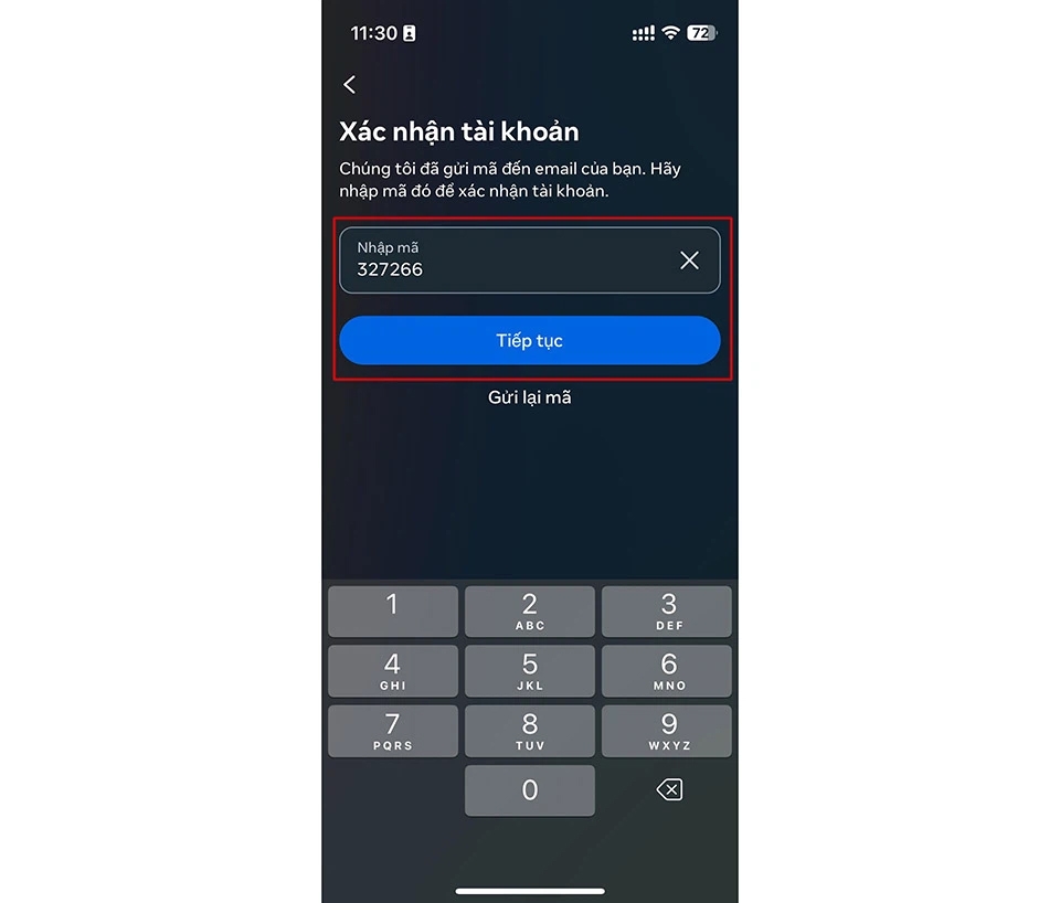 Đổi mật khẩu Facebook khi đăng xuất bước 5