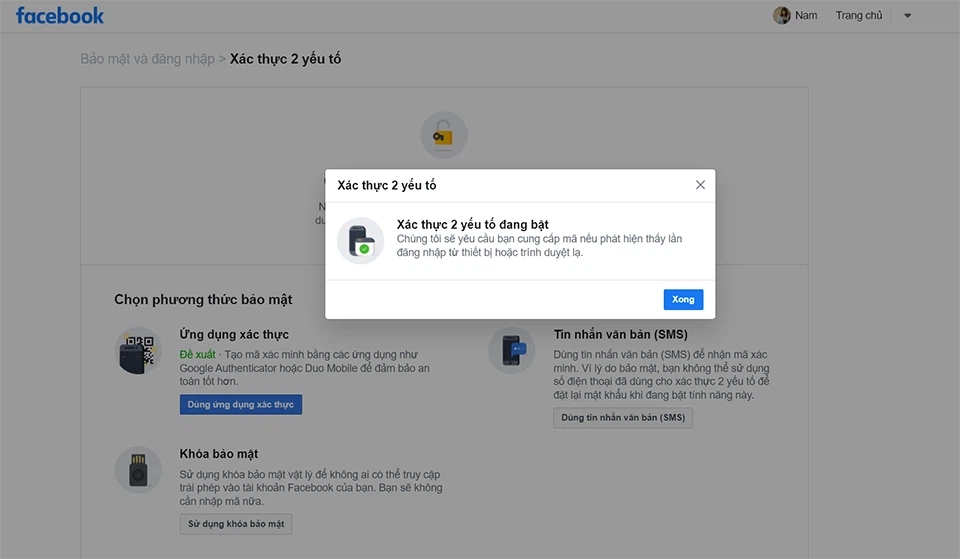 Xác thực Google Authenticator bước 7