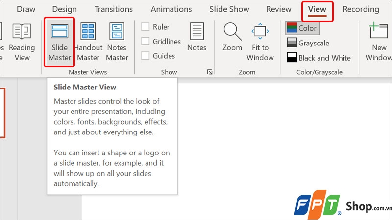 Cách tạo Watermark trong PowerPoint - hình 2