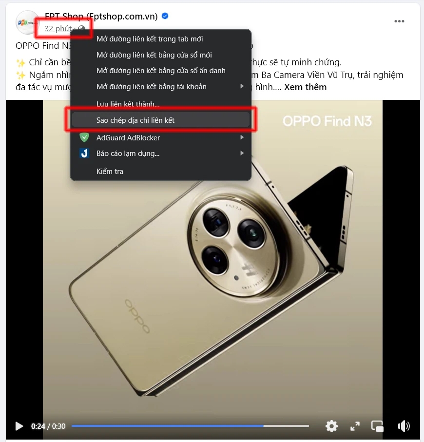 cách tải video Facebook 3