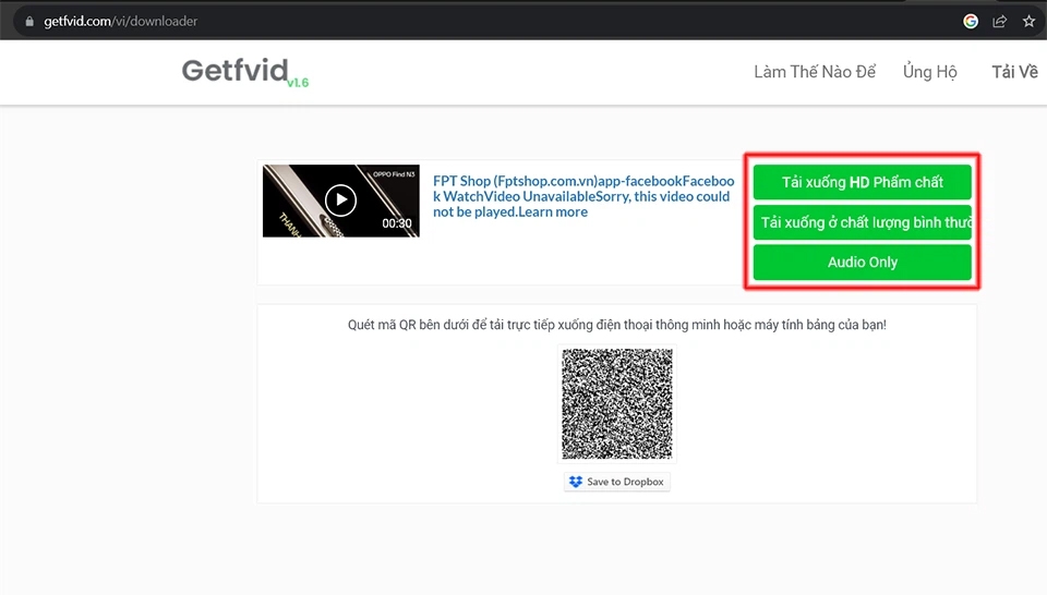 cách tải video Facebook về máy tính, điện thoại 3