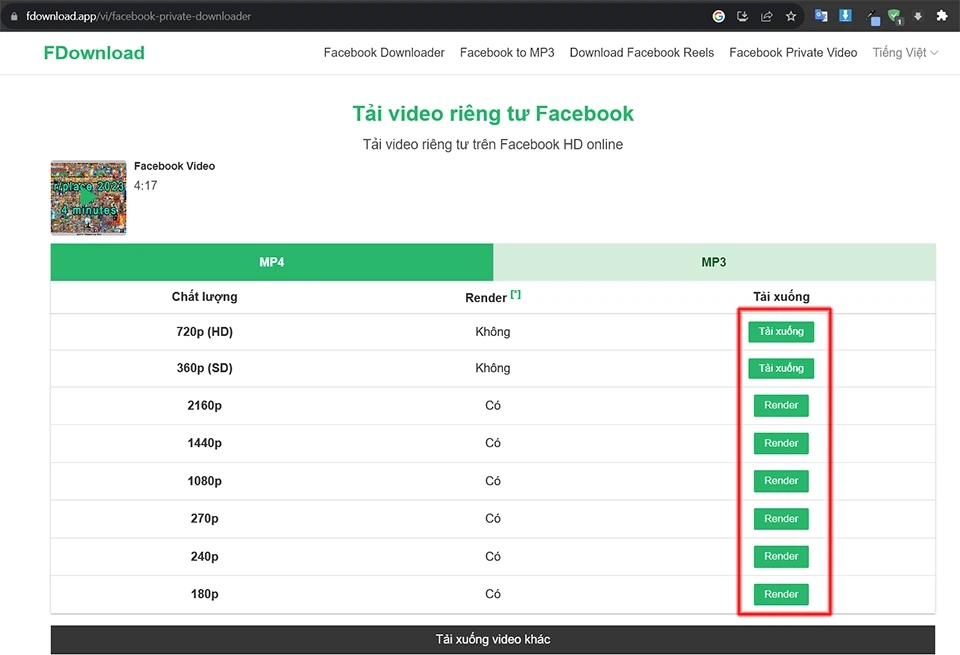 cách tải video Facebook về máy tính, điện thoại 19
