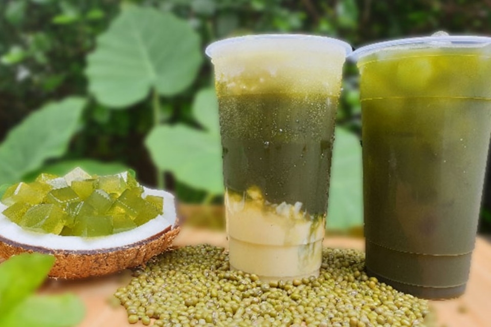 Cách làm đậu xanh rau má - ảnh 4