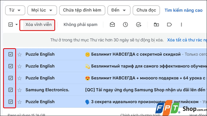 Cách giải phóng dung lượng Gmail - hình 6