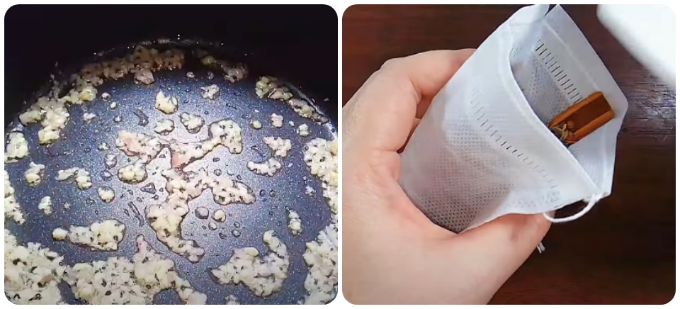 Rang gia vị để làm dậy mùi