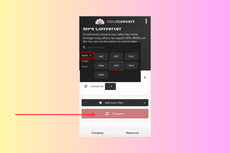 Chuyển video TikTok sang dạng âm thanh