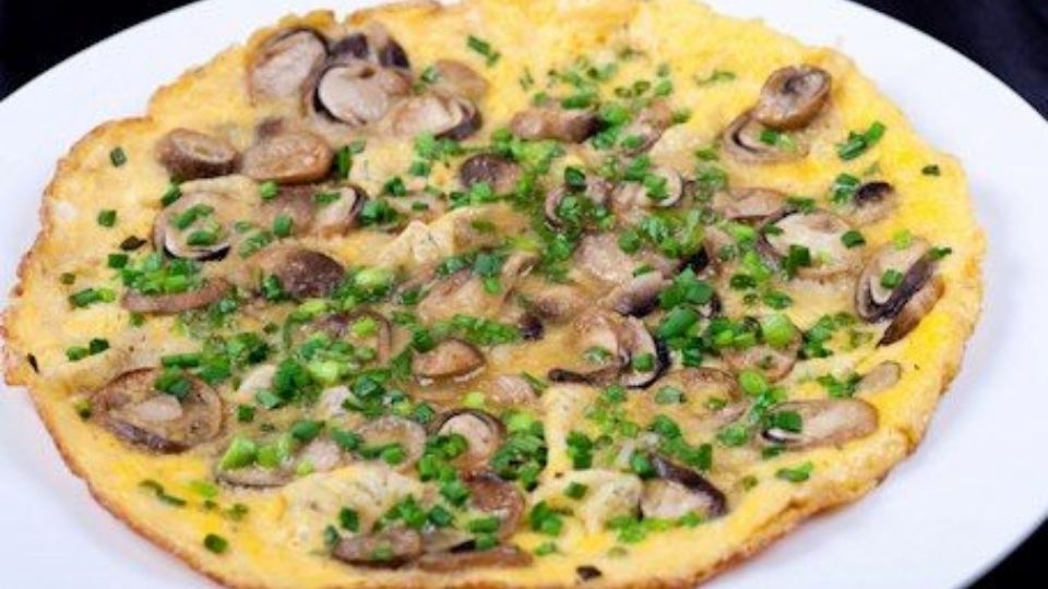 Trứng chiên nấm giàu dinh dưỡng