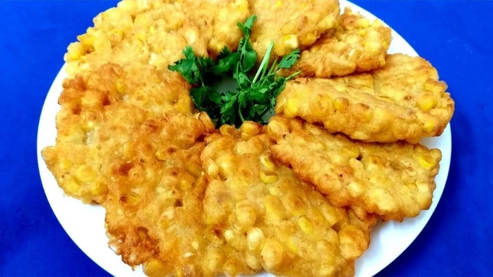 Trứng chiên bắp giòn ngọt