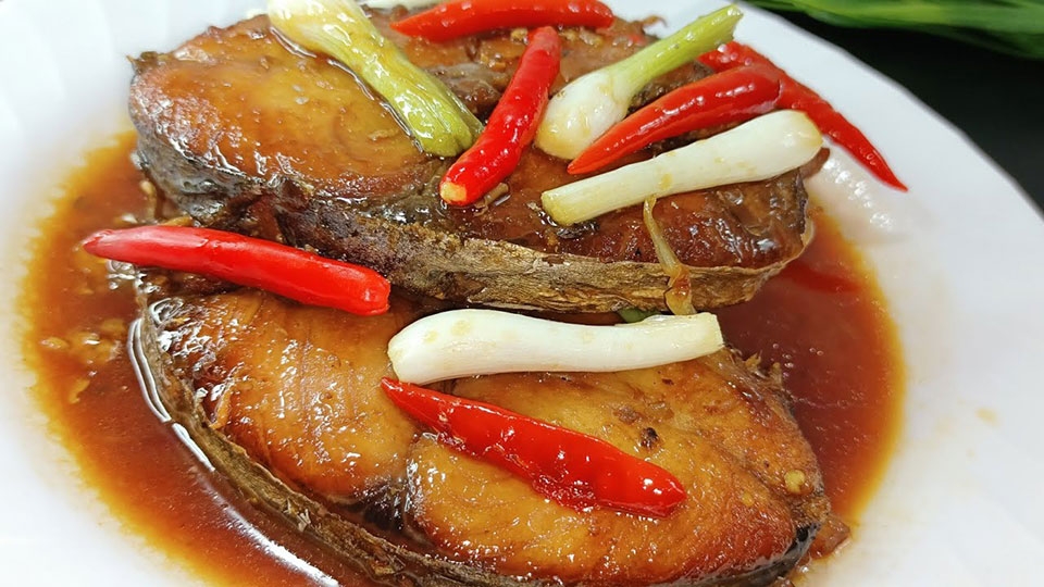 Cá thu om nước dừa