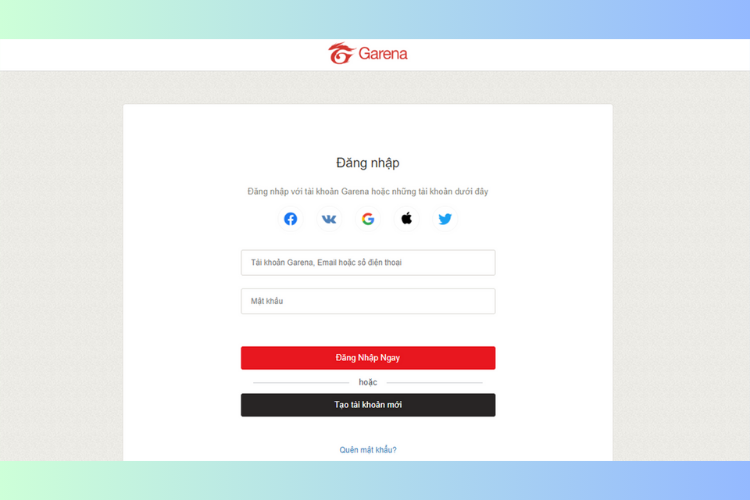 Cách gỡ liên kết Facebook với Garena