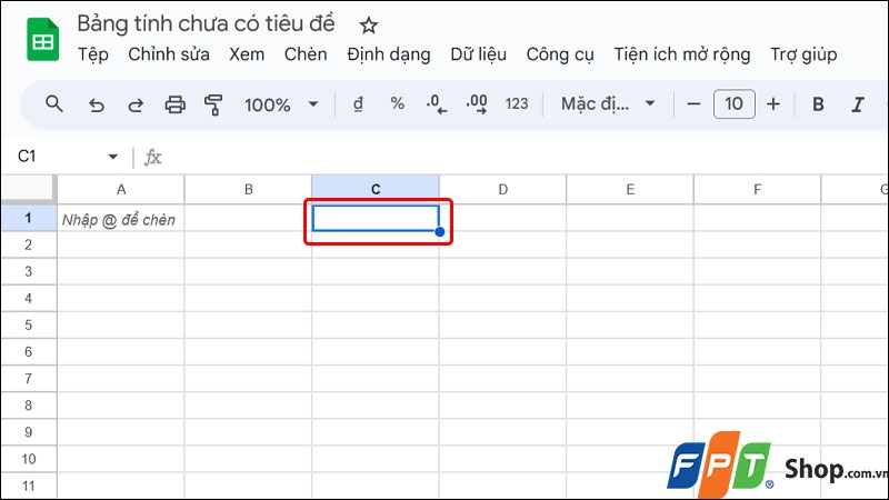 Chèn ảnh vào Google Sheets (Hình 1)