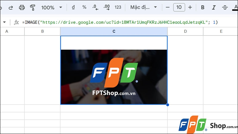 Chèn ảnh vào Google Sheets (Hình 7)