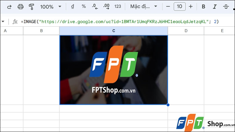 Chèn ảnh vào Google Sheets (Hình 8)