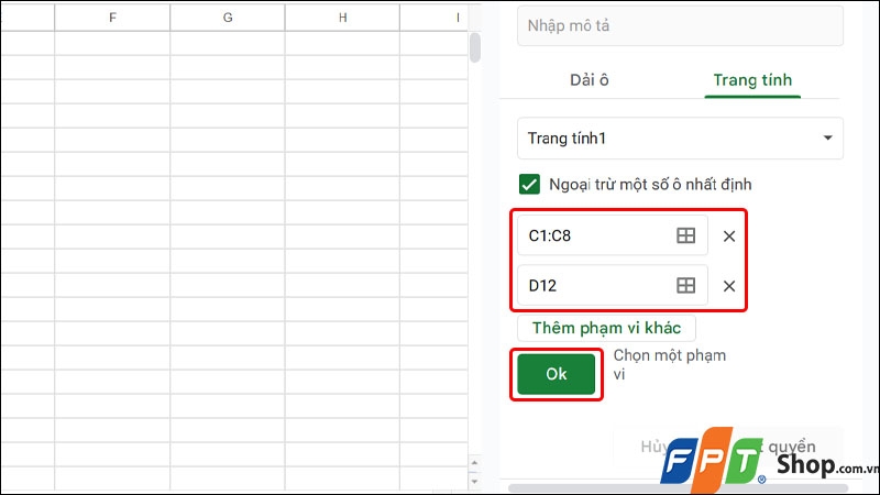 Khóa sheet trong Google Sheets - hình 15