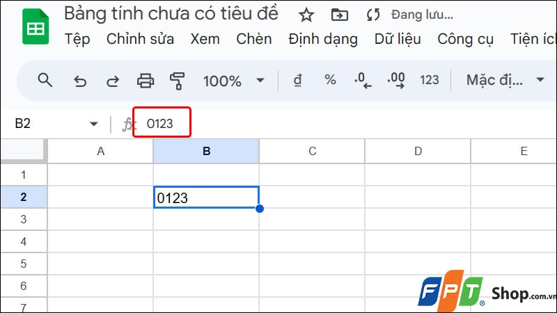 Viết số 0 trong Google Sheets - hình 4