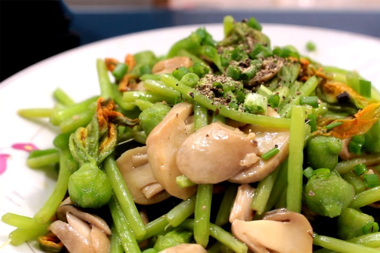 Bông bí xào tỏi