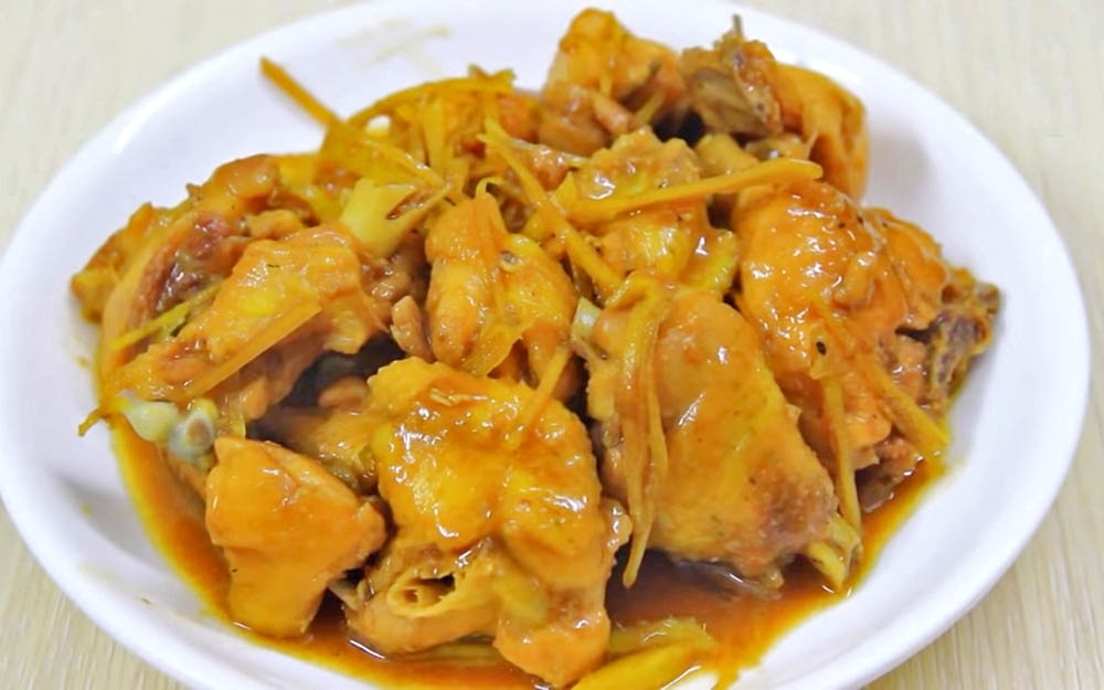 gà kho gừng 7