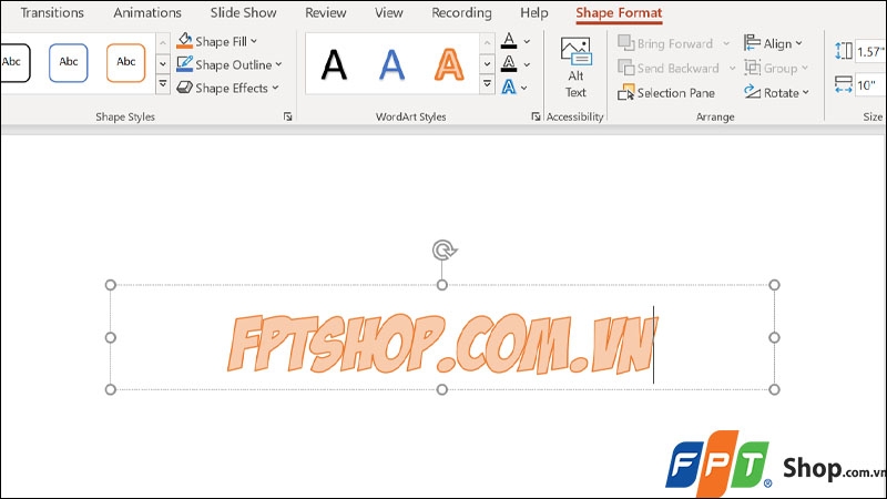 Lồng ghép ảnh vào chữ trong PowerPoint - hình 1