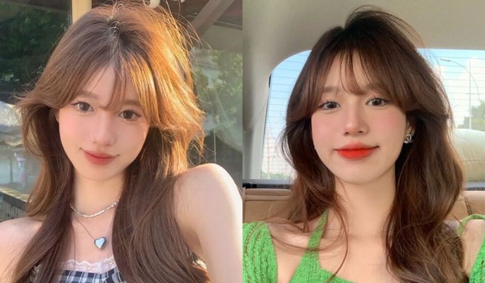 tóc màu nâu lạnh mái bay