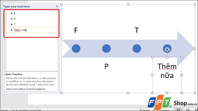 Tạo biểu đồ timeline trong PowerPoint - hình 4