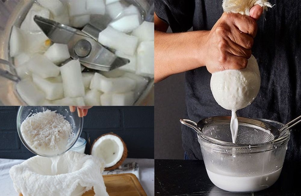 làm nước cốt dừa