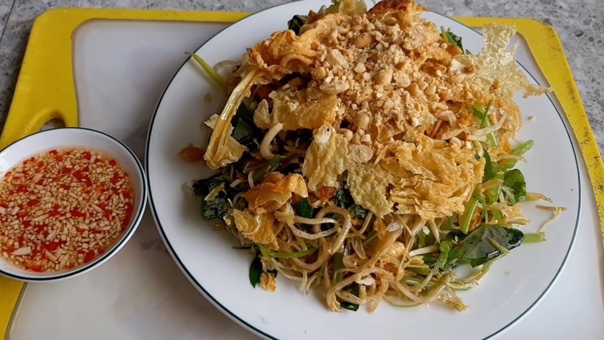 Gỏi tàu hủ ky rau càng cua bắt miệng, dễ chế biến