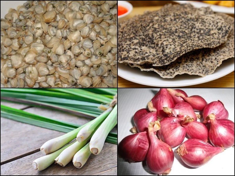 cách làm hến xúc bánh đa (ảnh 1)