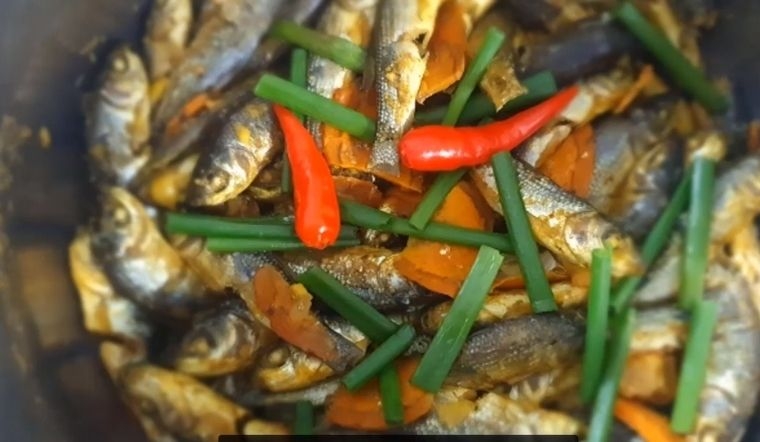 Cá linh kho nghệ